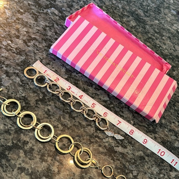 Victoria secret bracelet and gold tone bracelet - Picture 6 of 6